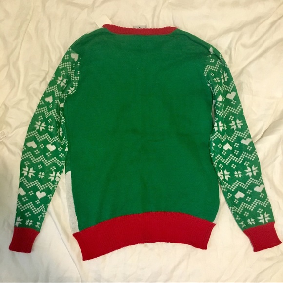 NWT green Mrs. Claus body ugly Christmas sweater - Picture 2 of 6